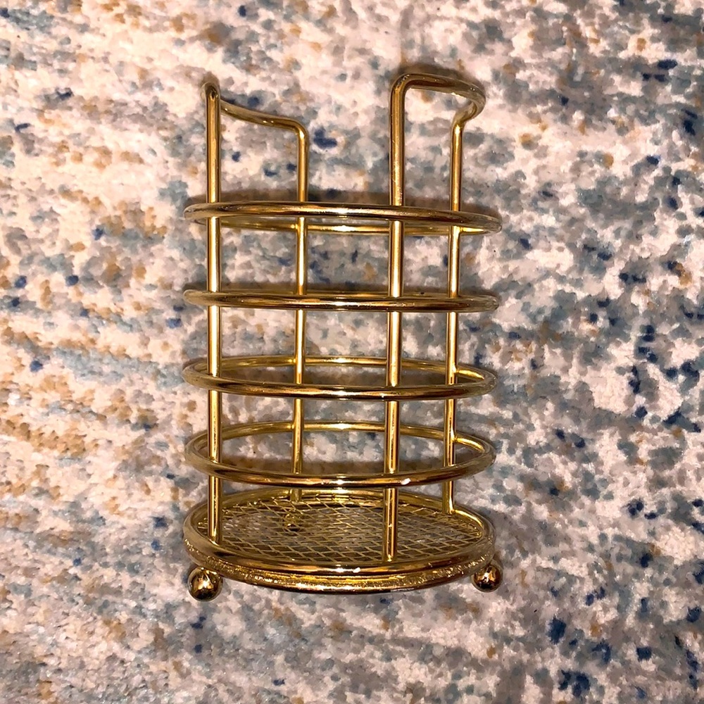 Gold Desk Organizer